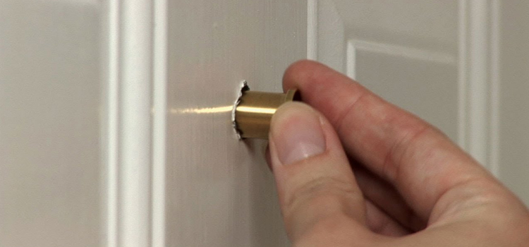 peephole door repair in Rocklin